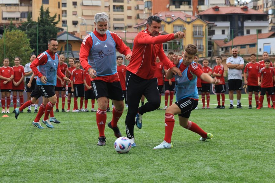 FSHF organizon “festivalin e futbollit”, Ceferin, Luis Figo dhe