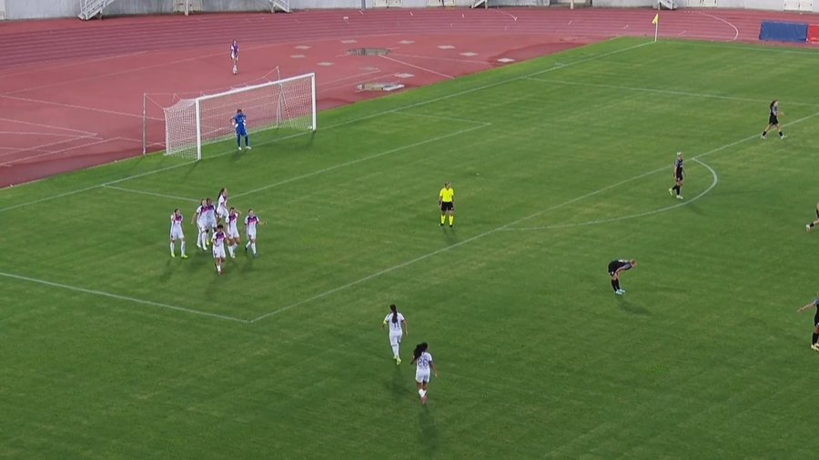 UEFA Women’s Cup, Vllaznia fiton ndeshjen e parë ndaj rivalit
