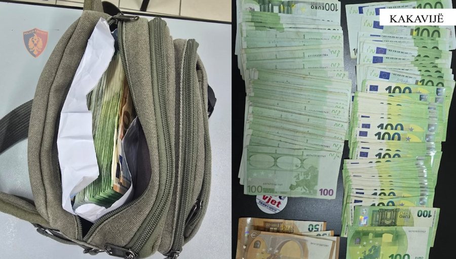 Sekuestrohen 50 mijë euro të padeklaruara në Kakavijë, 2