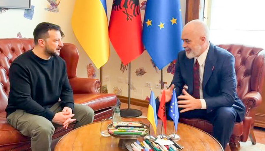 Qeveria e re, Zelensky uron Ramën: Suksese në punën për