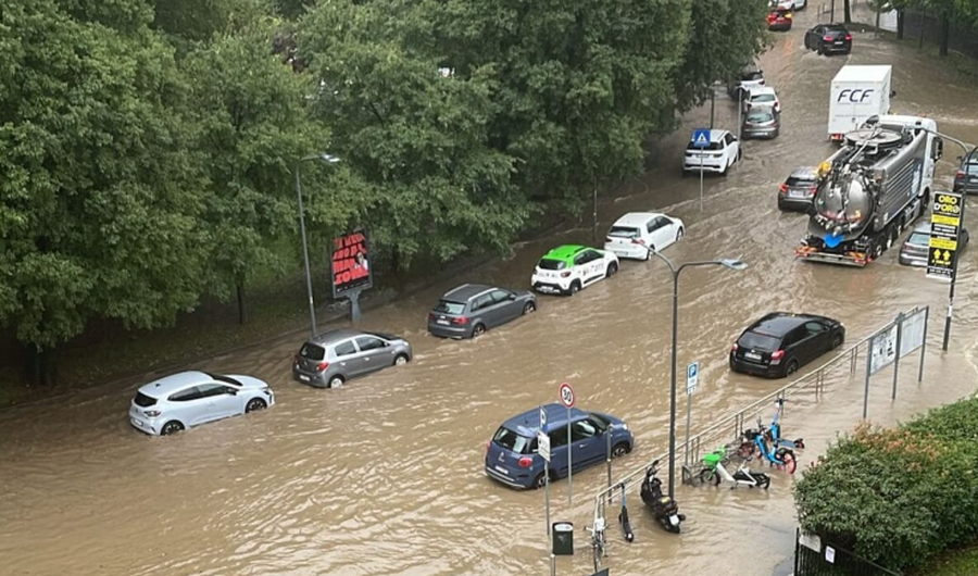 Moti i keq godet veriun e Italisë, përmbytet Milano, alarm portokalli