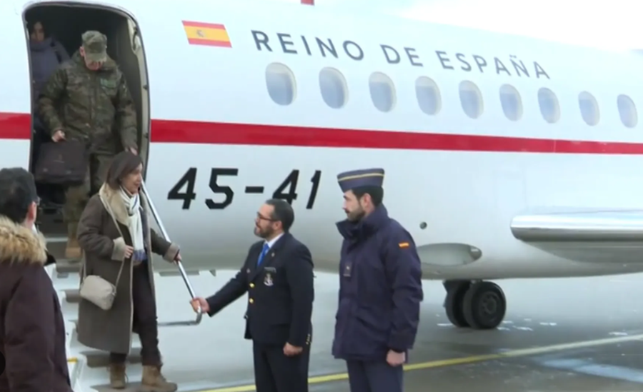 Incident në Balltik, avionit të ministres spanjolle të Mbrojtjes