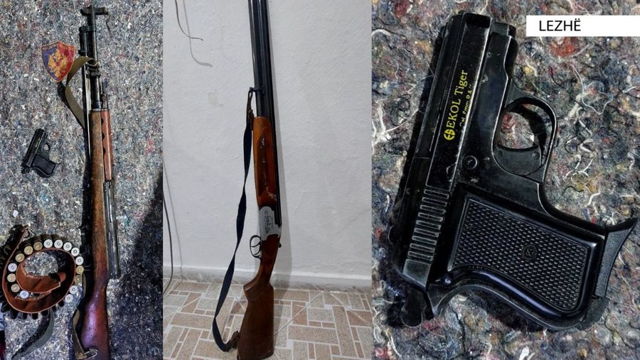 Pistoletë, kallashnikov dhe çifte, “Befasi” arreston