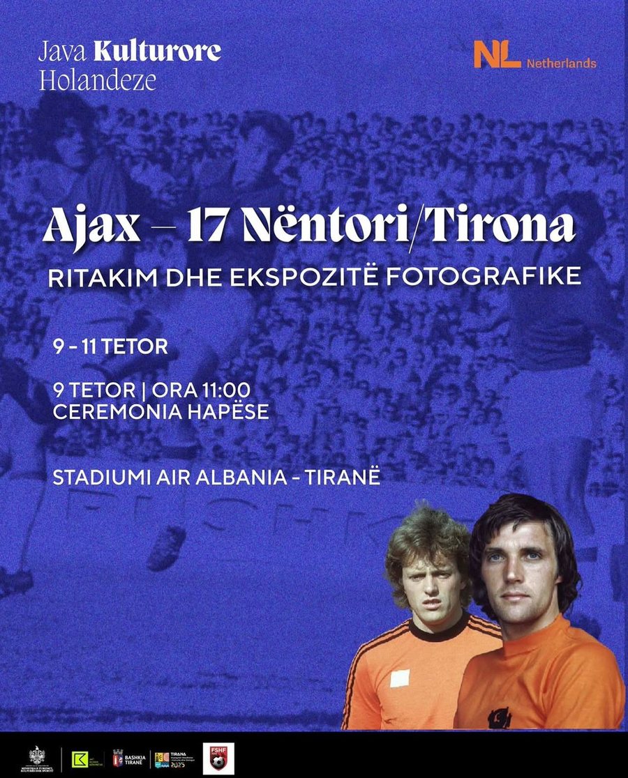 Legjendat e Holandës së viteve 1970 vijnë Shqipëri