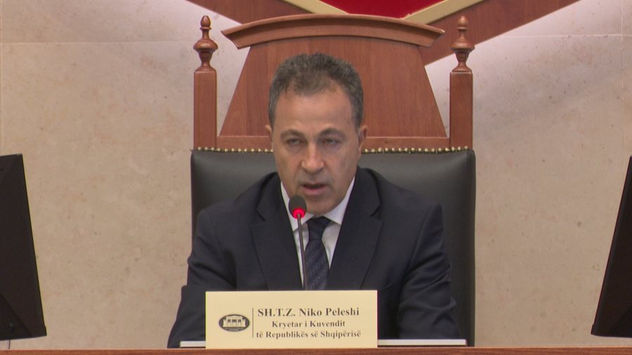 Nderimi i Enver Hoxhës nga Kuvendi, Berisha akuza Peleshit: Është