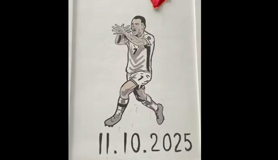 Heroi i Leskovacit, Manaj përjetësohet në Mitrovicë me mural