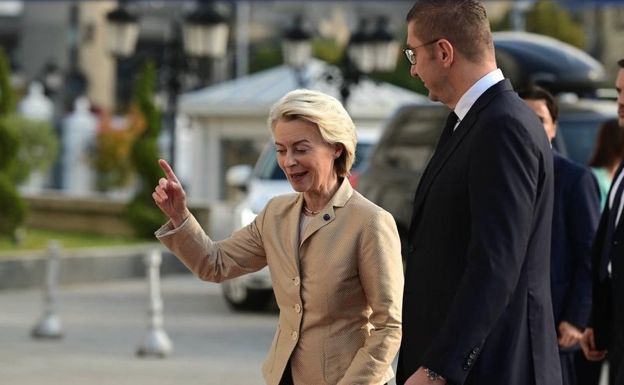 Von der Leyen njofton në Shkup hapjen e fabrikave të IA