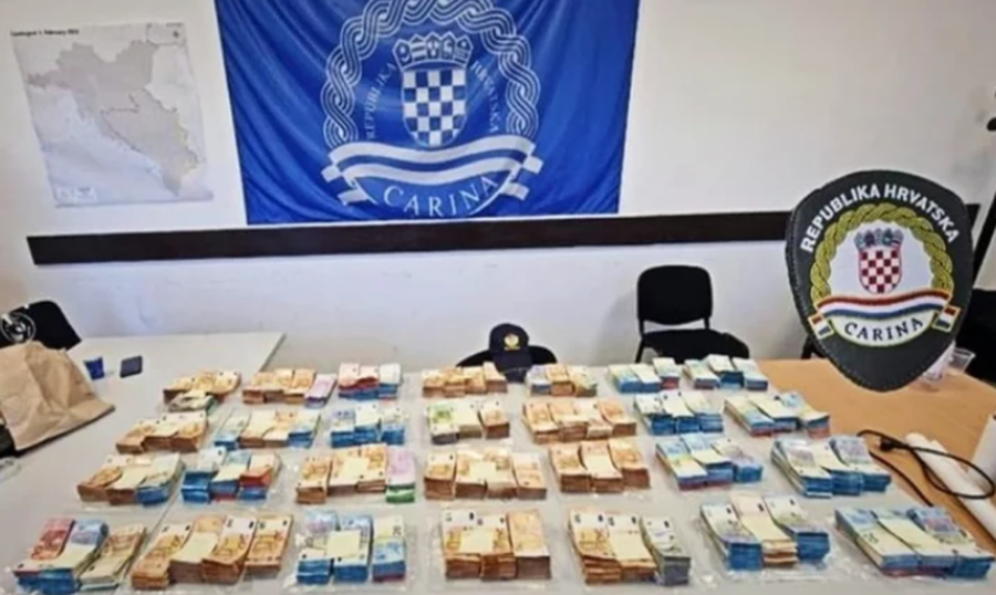 Shqiptari në Kroaci kapet me mbi 700 mijë euro në makinë