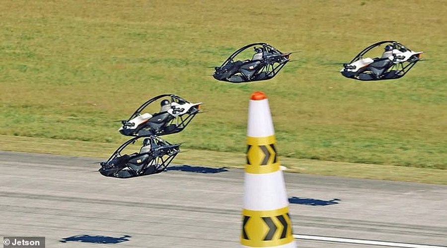 Formula 1 në qiell! Zhvillohen garat e para me makina fluturuese