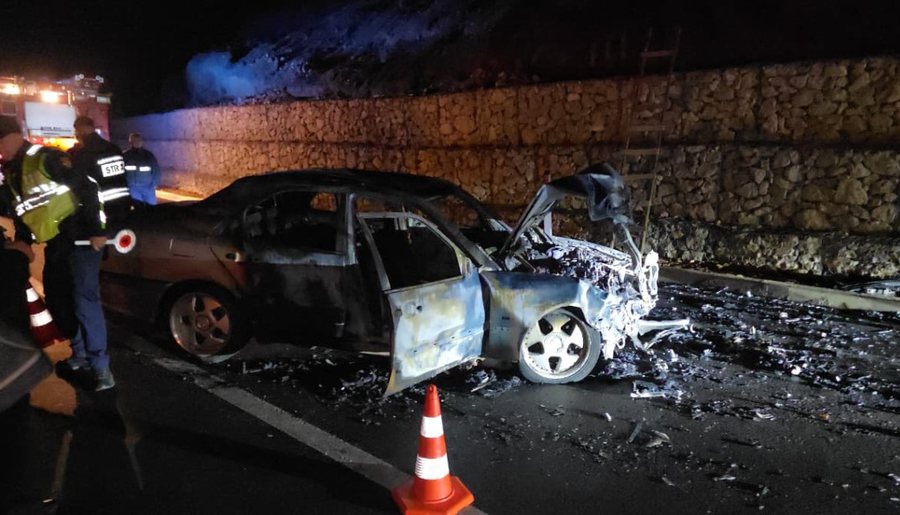 Përplasen dy makina në rrugën Pogradec–Korçë,