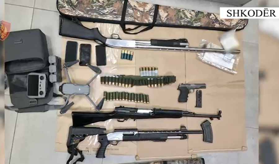 Kishin dalë për gjah, arrestohen 5 persona në Shkodër, iu