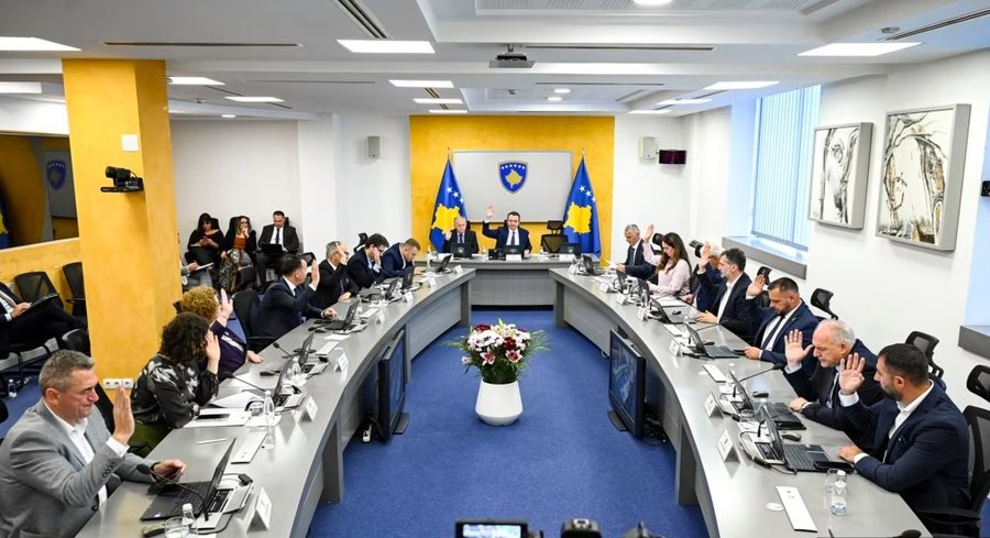 Qeveria në detyrë e Kosovës miraton buxhetin për vitin 2026