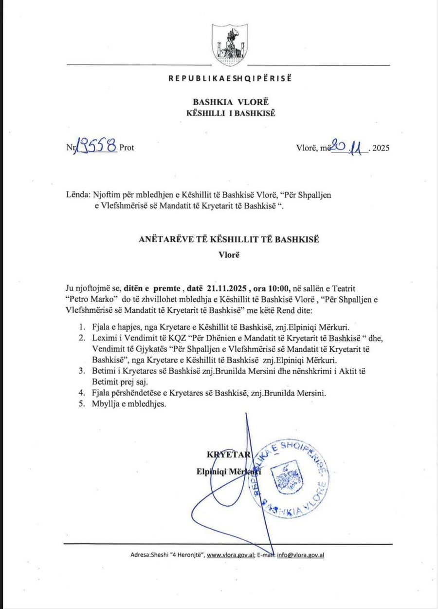 Fitoi zgjedhjet në Bashkinë e Vlorës, Brunilda Mersini merr