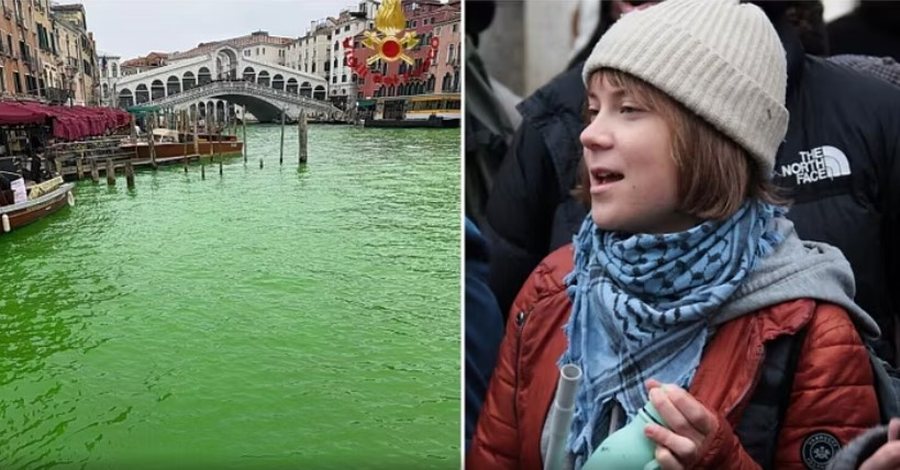 Aktivistja për mjedisin që ndoti kanalin e Venecias, nën hetim