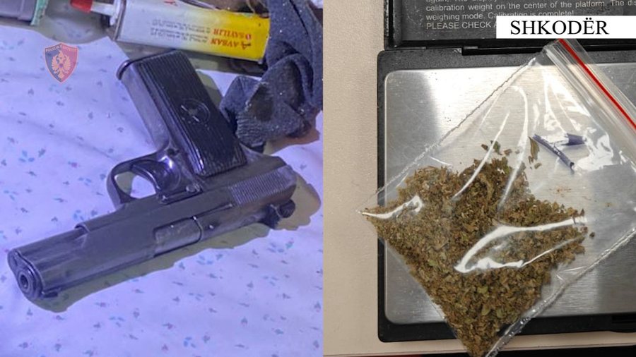 Armëmbajtje pa leje dhe drogë, arrestohet 40-vjeçari në