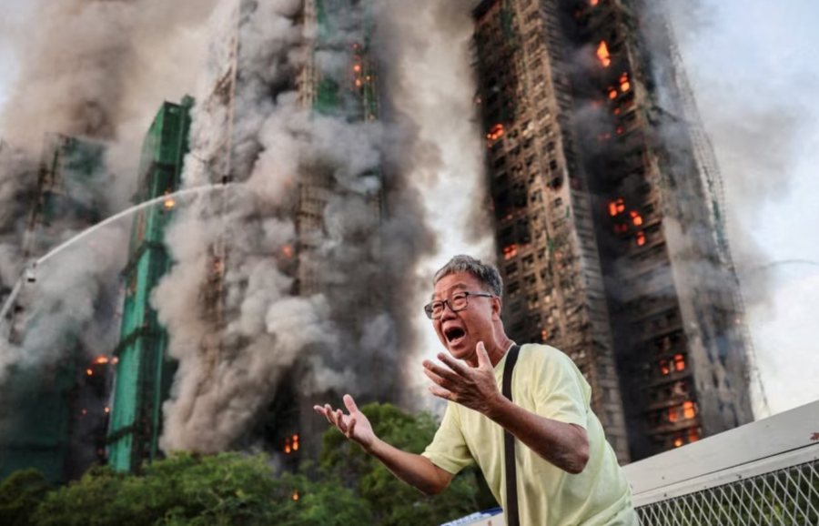 Rritet ndjeshëm numri i viktimave nga zjarri në Hong Kong