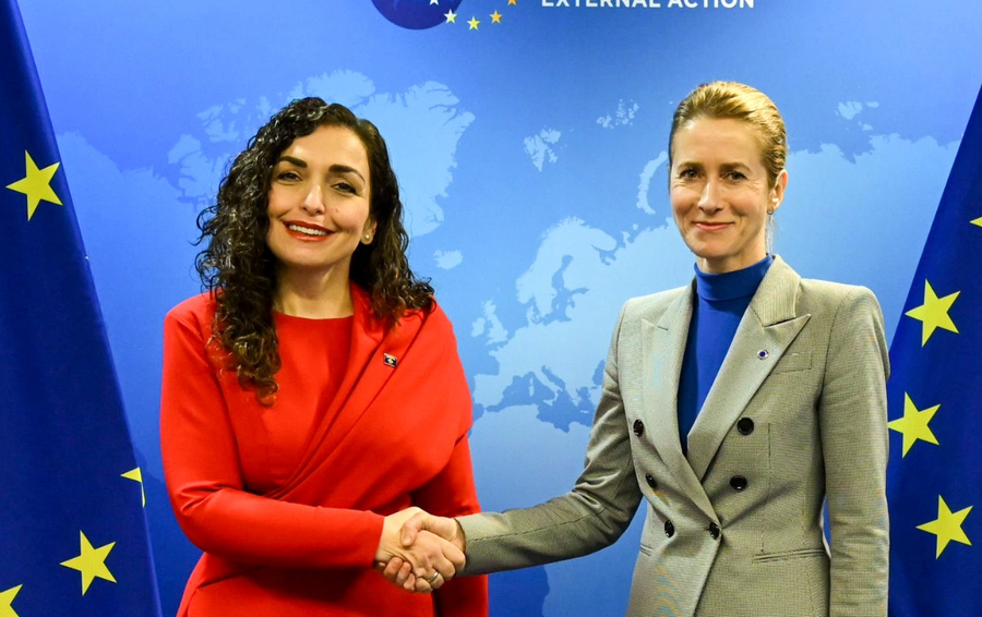 Osmani takohet me Kallas: Pas njoftimit p&euml;r heqje t&euml; pjesshme t&euml;