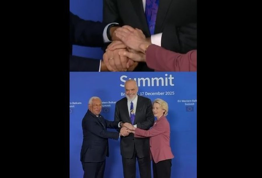 Rama ndan pamjet nga samiti në Bruksel, shtrëngime duarsh e