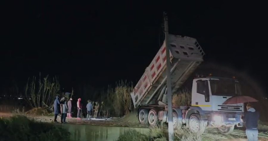 Situat&euml; alarmante nga reshjet n&euml; Fier