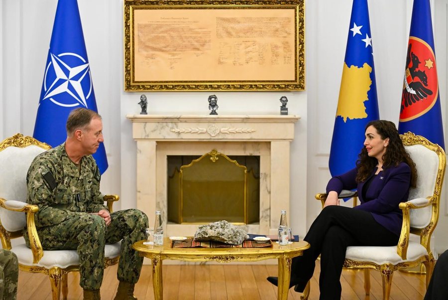 Nga Banjska tek Ib&euml;r Lepenci, Osmani pret komandantin e NATO-s