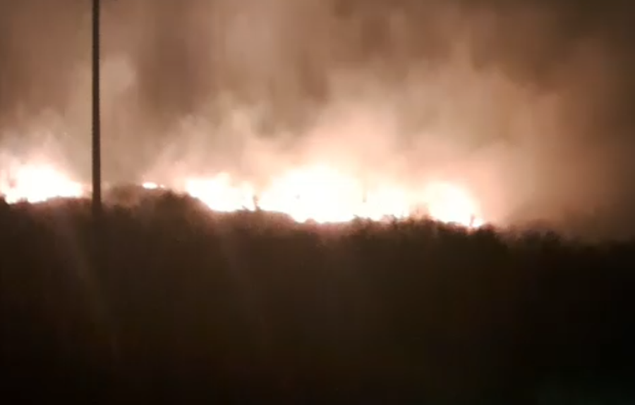 Zjarr i p&euml;rmasave t&euml; m&euml;dha n&euml; Orikum