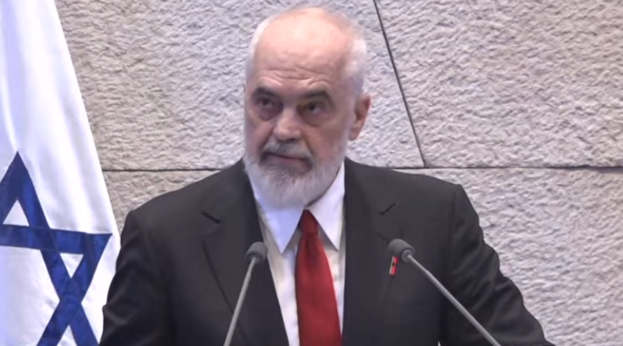 Rama flet n&euml; Parlamentin e Izraelit: Shqip&euml;ria meriton respekt