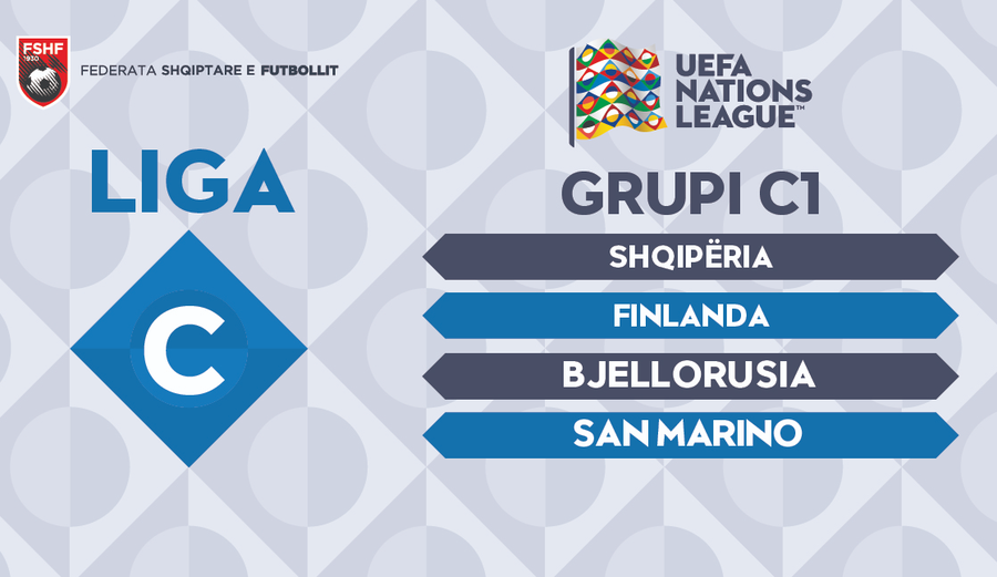 Shqip&euml;ria njeh kund&euml;rshtar&euml;t n&euml; Grupin C1 t&euml; Nations