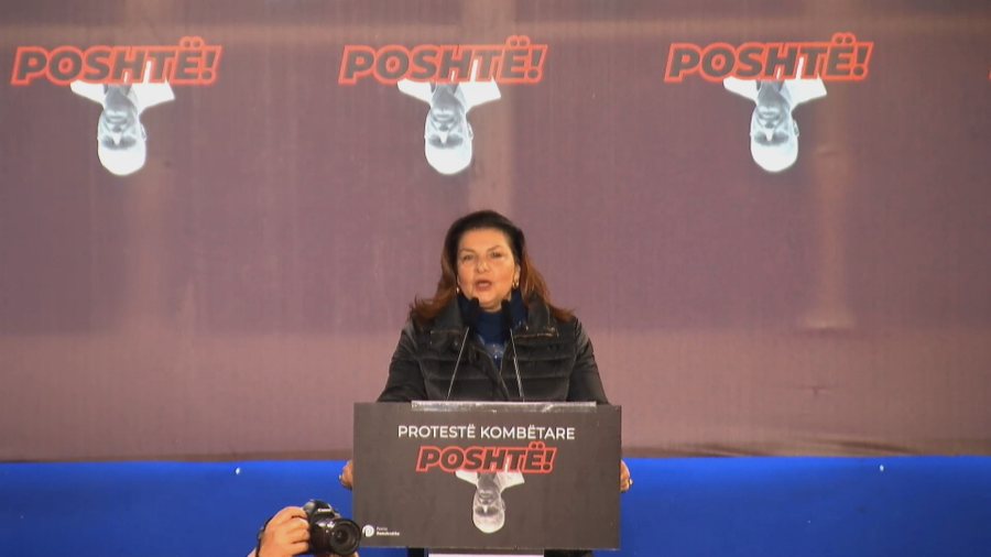 Nis protesta e PD, aktorja Rajmonda Bulku: T&euml; mos e braktisim