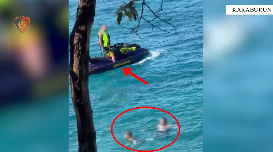 Rrezikoi jetën e pushuesve, Policia Kufitare bllokon mjetin lundrues Jet