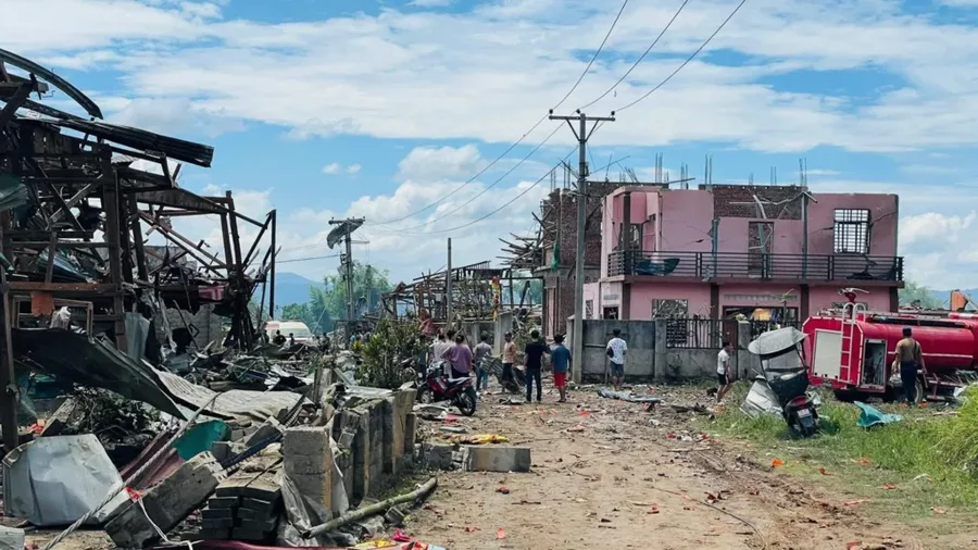 Shp&euml;rthim shkat&euml;rrues n&euml; Myanmar, humbin jet&euml;n 46 persona,