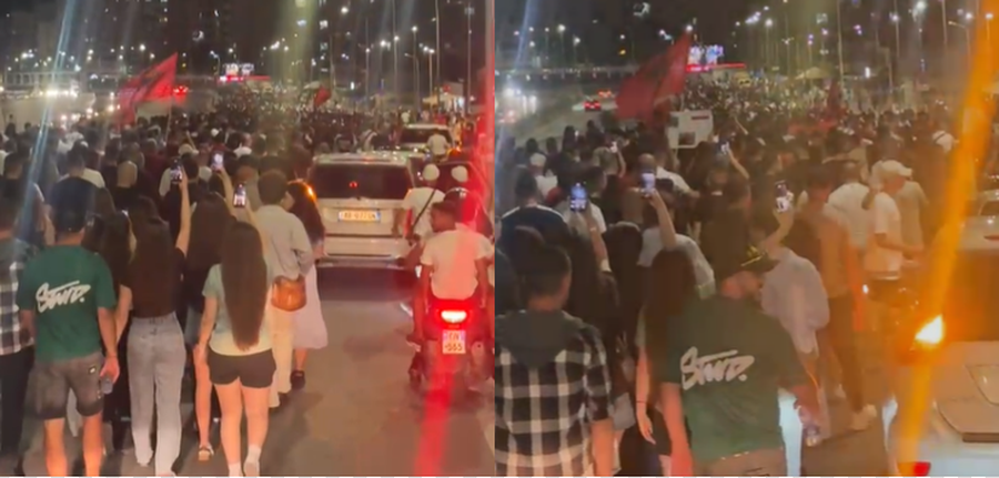 “Rama jep dorëheqjen”, marshimi i protestuesve vijon në