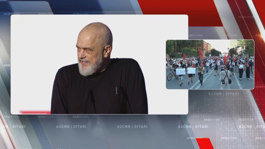 Rama e pranon: Protesta &euml;sht&euml; politike