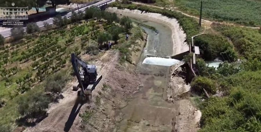 Avari në kanalin e ujitjes nga Rezervuari i Thanës, ministri njofton