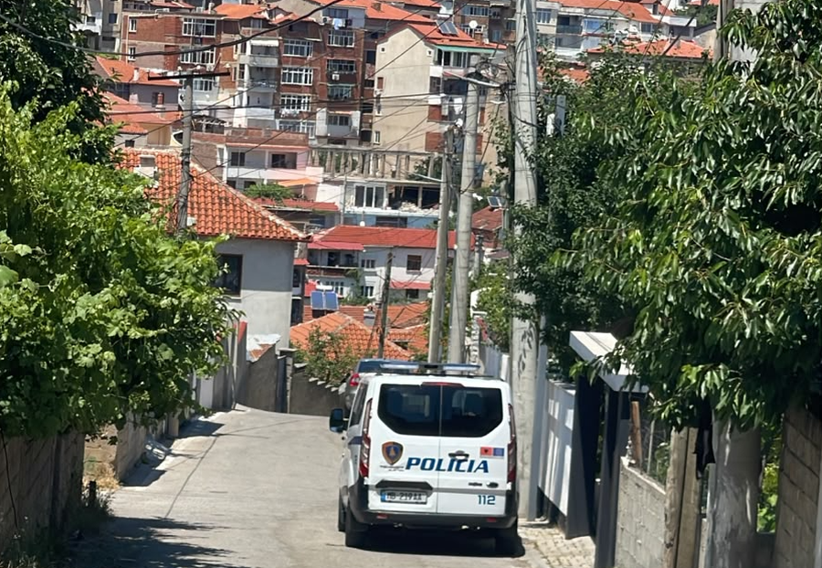 Burri godet me thik&euml; gruan n&euml; Pogradec, e plagosura n&euml; gjendje