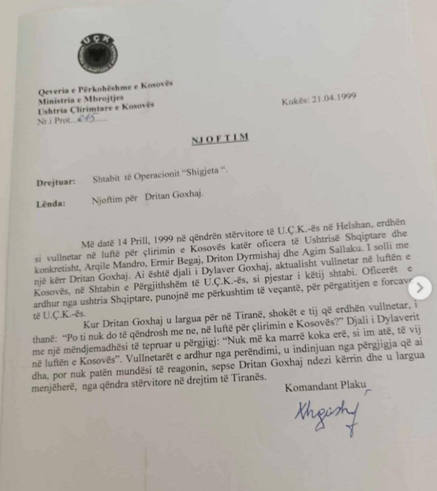 &ldquo;Nuk m&euml; ka marr&euml; koka er&euml; t&euml; vij n&euml; luft&euml;n e