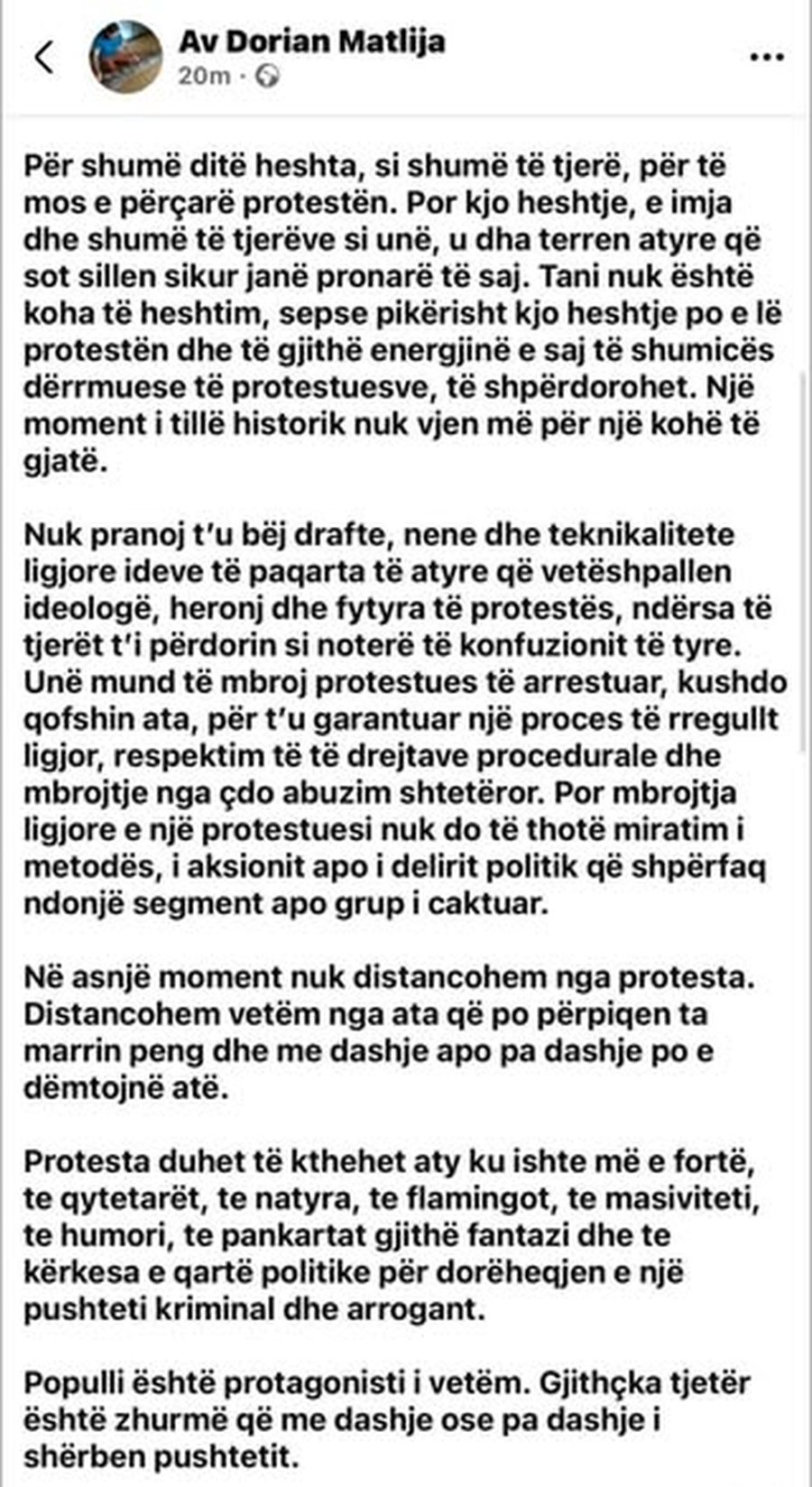 Avokati distancohet nga dhuna n&euml; protest&euml;, reagon Rama: Dialogu