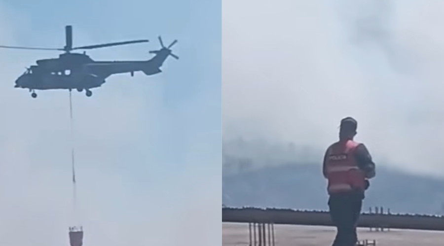 Evakuohen nga zjarri 11 familje në Fier, të angazhuar helikopterë