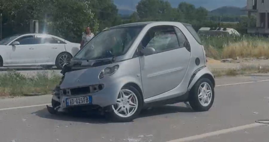 Aksident në rrugor Korçë - Pogradec