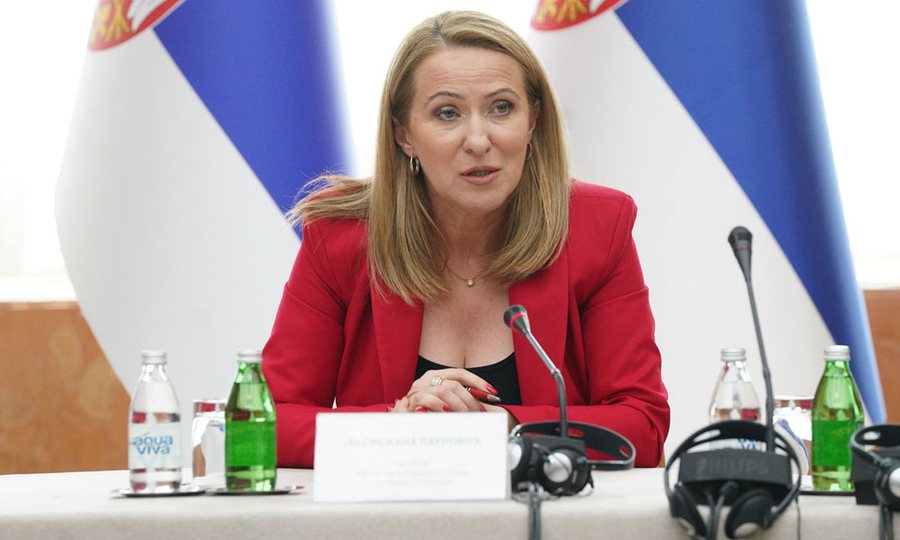 &ldquo;BE t&euml; d&euml;noj&euml; fashizmin e ministres serbe!&rdquo;, Konjufca