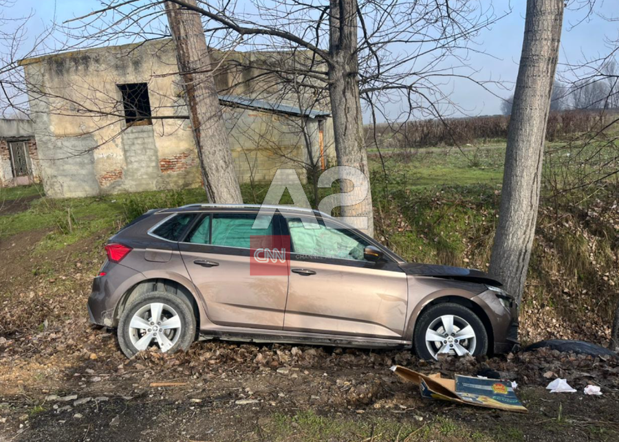 Makina del nga rruga dhe p&euml;rplaset me pem&euml;t, 2 t&euml; plagosur