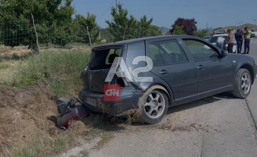 Përplasen dy automjete në aksin Korçë-Maliq, plagoset