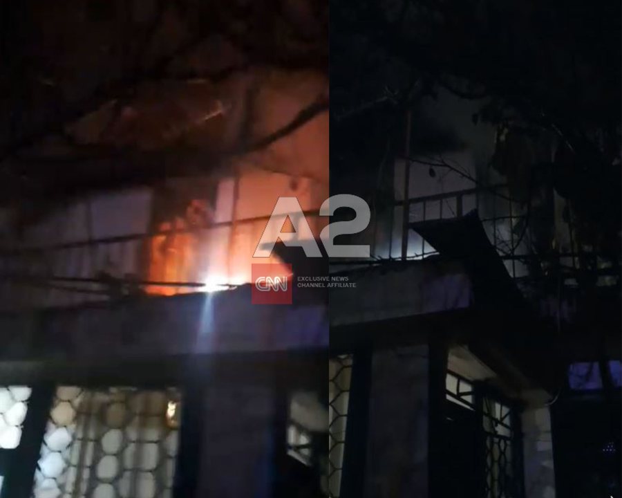 Zjarr n&euml; nj&euml; sht&euml;pi n&euml; Plazhin e Vjet&euml;r n&euml;