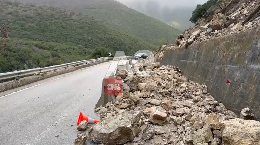 R&euml;nie gur&euml;sh te Qafa e Vish&euml;s, v&euml;shtir&euml;sohet qarkullimi