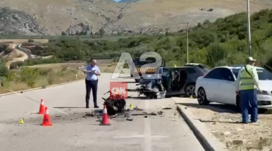 Aksident i r&euml;nd&euml; n&euml; aksin Kardhiq-Delvin&euml;, nj&euml;