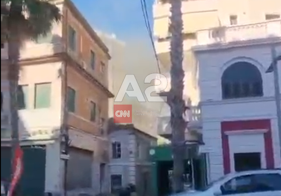 Durr&euml;s, zjarr n&euml; nj&euml; objekt n&euml; bulevardin kryesor