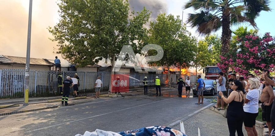 Zjarr i madh në fshatin Hoshtimë të Vlorës