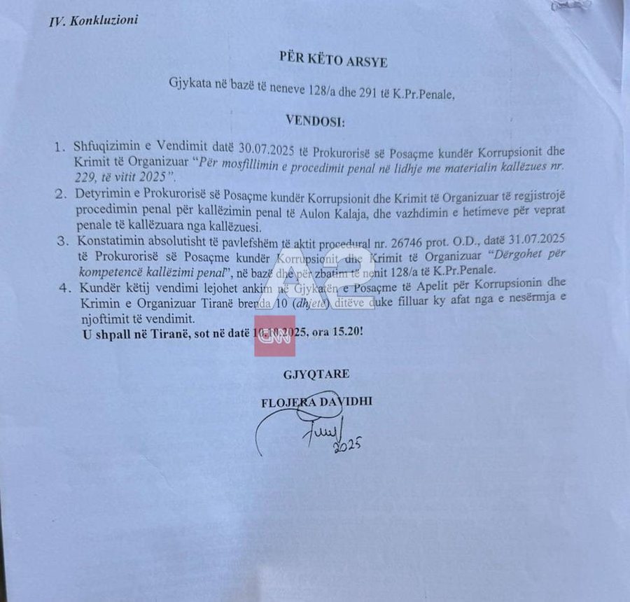 GJKKO urdhëron SPAK të nisë hetim për kallëzimin e