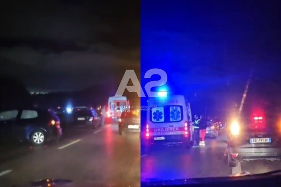 Aksident i rëndë në autostradën Tiranë-Elbasan,