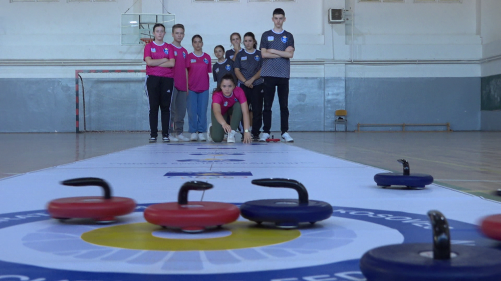 Curling, shahu në akull