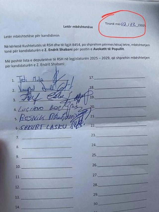 Firmat për Endri Shabanin, Murrizi shpërthen kundër